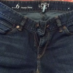 Loft jeans curvy boot cut